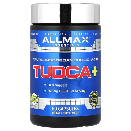 ALLMAX TUDCA+ 250 mg – دعم صحة التشخيص وتنقية التشخيص (60 كبسولة نباتية)